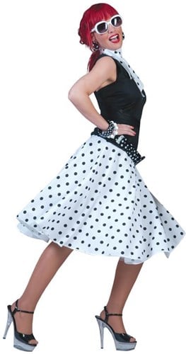 Rock 'N Roll Rok Wit 