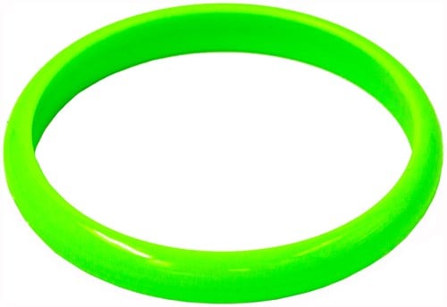 Disco Armband Neon Groen Smal