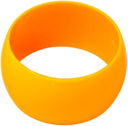 Disco Armband Neon Oranje Breed
