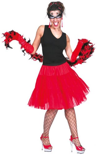 Petticoat Tule Luxe Rood