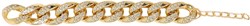 Schakel Armband Goud-Strass
