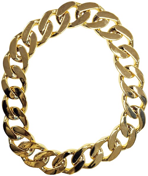 Mega Pooierketting Goud