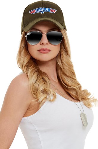 Top Gun Set - Pet, Bril en Dogtag