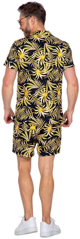 Festival Outfit Heren Hawaii Jungle (achterkant)