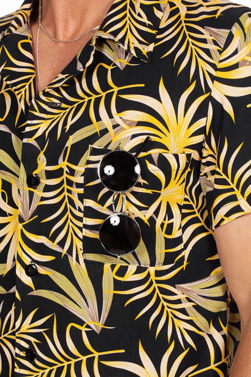 Festival Outfit Heren Hawaii Jungle (detail 1)