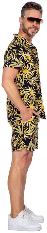 Festival Outfit Heren Hawaii Jungle (zijkant)