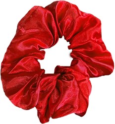 Scrunchie Rood met LED-Lichtjes