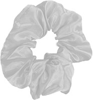 Scrunchie Wit met LED-Lichtjes