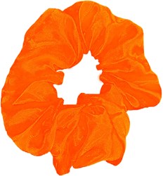 Scrunchie Oranje met LED-Lichtjes