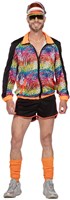 Eighties Disco Neon Panter Outfit Heren (1)