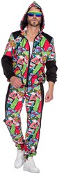 Fout Trainingspak Pop-Art Heren