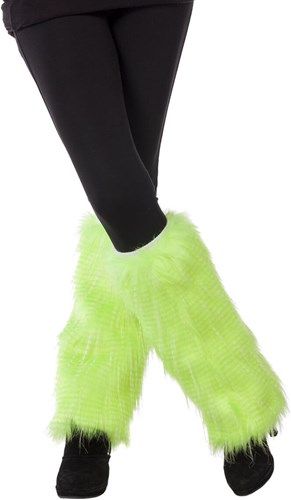 Beenwarmers Pluche Neon Groen