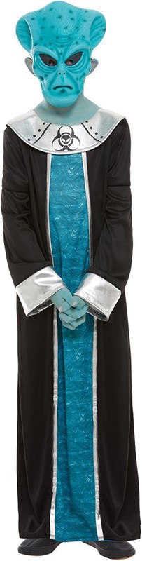 Kinderkostuum Alien Blue (1)