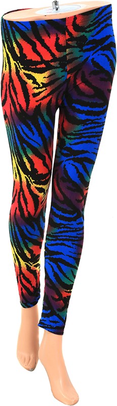 Legging Zebra Rainbow