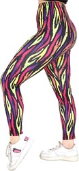 Legging Neon Multi Waves