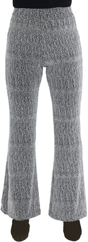 Flared Broek Glitter Zilver