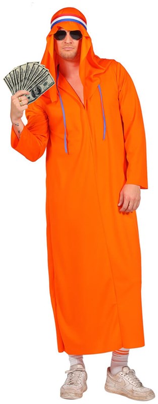 Sjeik Kostuum Oranje Holland (2)