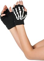 Vingerloze Handschoenen Skelet (1)