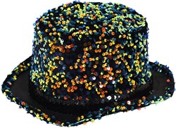 Hoge Hoed Pailletten Multicolor Dames