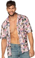 Hawaii Blouse Heren Flamingo Kopen Carnavalsland
