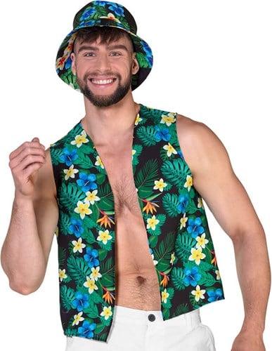 Hawaii Vest met Hoedje