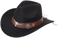 Cowboyhoed Bull Zwart