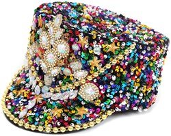Harmonie Hoed Pailletten Multi Luxe