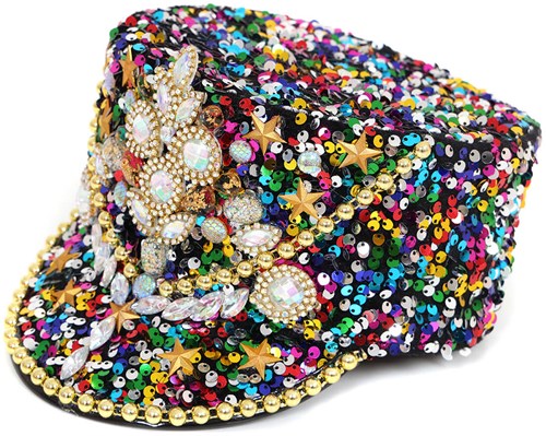 Harmonie Hoed Pailletten Multi Luxe