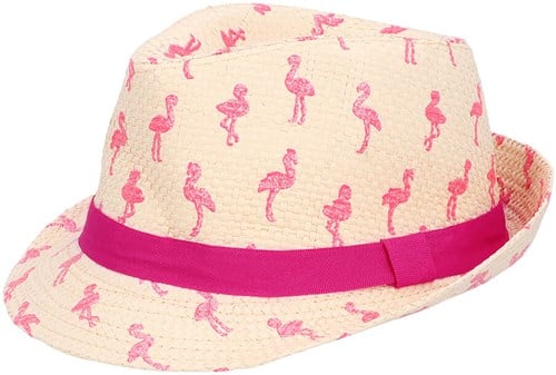 Trendy Hoedje Hawaii met Flamingo's