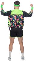 Vintage Jaren 80 Sport Outfit voor heren (achterkant)