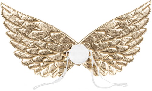 Engelen Vleugels Goud (22x43cm) (achterkant)