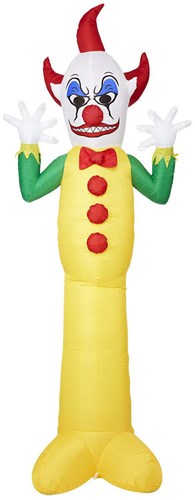 Halloween Decoratie Clown Opblaasbaar Outdoor - 3m