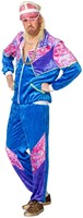 Eighties Trainingspak Blauw voor heren
