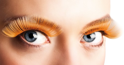 Wimpers Lang Oranje