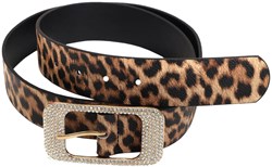 Panter Riem met Strass - 105cm