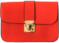 Enveloptasje met Hengsel Rood (Clutch)