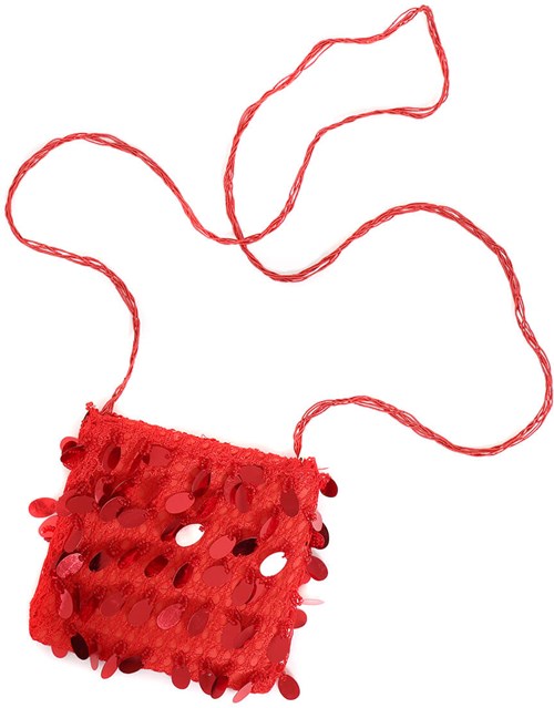 Tasje met Grote Pailletten Rood