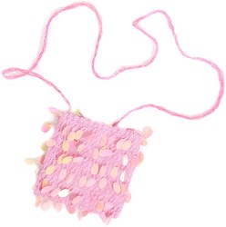 Tasje met Grote Pailletten Roze
