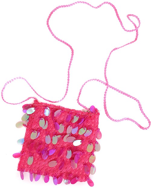 Tasje met Grote Pailletten Pink