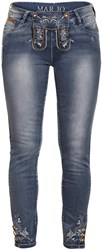 Tiroler Dames Trachten Jeans Luxe