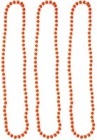 Parelketting Neon Oranje 40cm - 3st