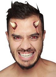 Professionele Latex Wond FX - Evilness Horns