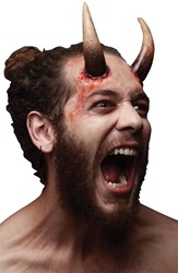 Professionele Latex Wond FX - Large Horns