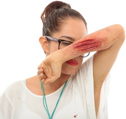 Professionele Latex Wond FX - Slashed