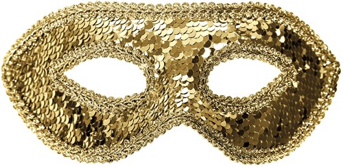Venetiaans Oogmasker Pailletten Goud