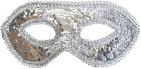 Venetiaans Oogmasker Pailletten Zilver