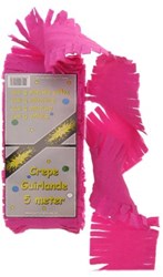 Crepeguirlande Pink 5mtr