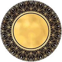 Bordjes Glitz&Glam 8st - 17,8cm