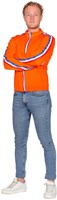Oranje Trainingsjasje Holland Retro (voorkant)