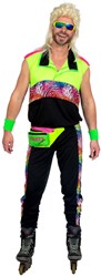 Festival Outfit Heren Eighties Neon Tiger